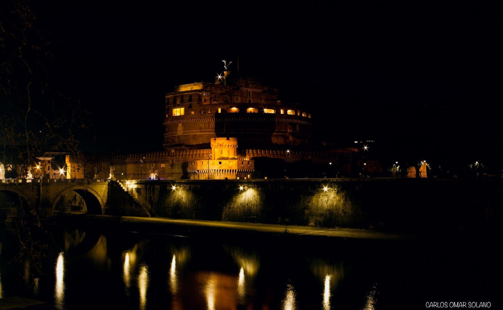 Castel Sant'Angelo de noche