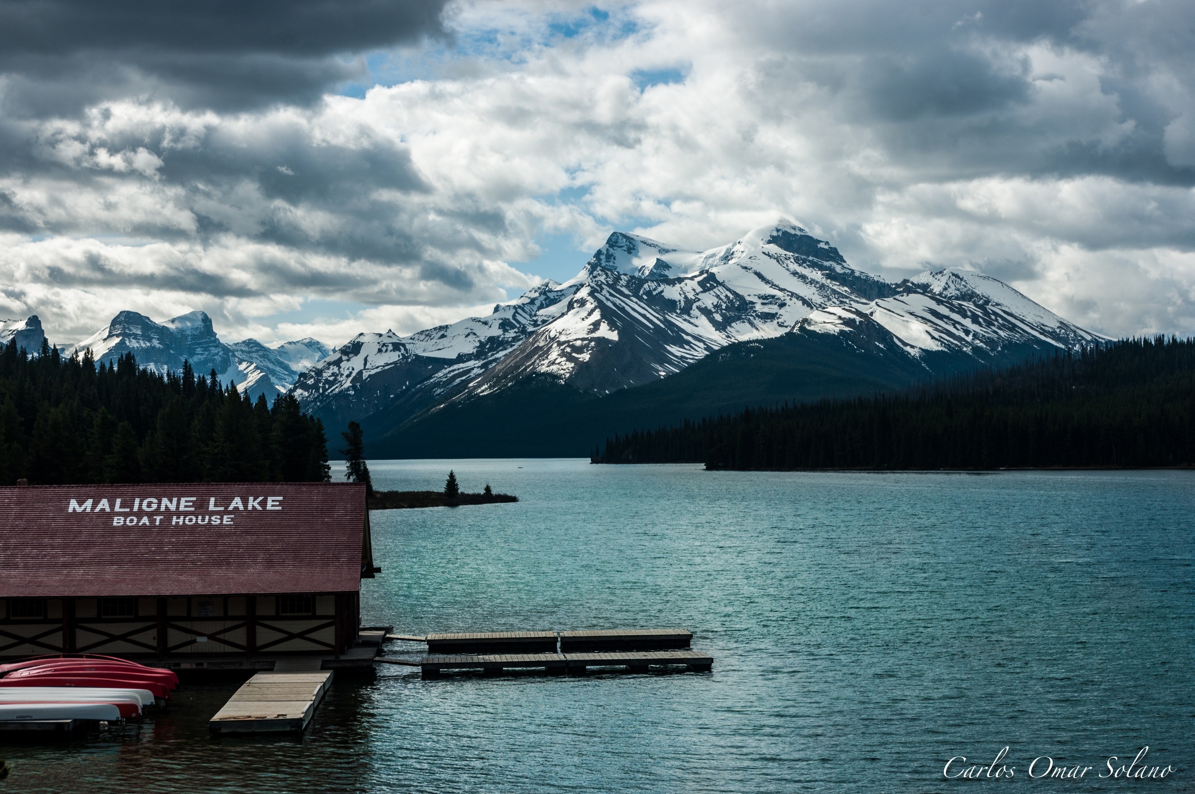 Frente al Lago Louise
